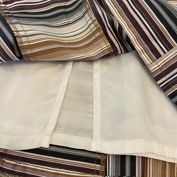 MEXX Striped Multi Colour High Waist Trumpet Skirt - Picture 6 of 9